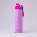 Botella de agua Bounce rosa, 650 ml
