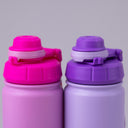 Botella de agua Bounce rosa, 650 ml
