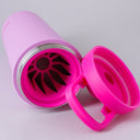 Shaker térmico rosa, 700 ml