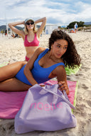 Tote Bag Hold-It-All Purple