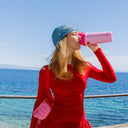 Shaker térmico rosa, 700 ml