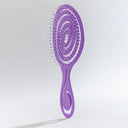 Brosse à cheveux éco Purple Spiral